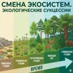 смена экосистем сукцессии первичная и вторичная