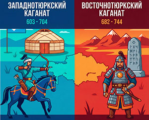 западнотюркский-восточнотюркский-каганаты
