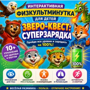 fizkultminutka-dlja-detej-zvero-kvest-superzarjadka