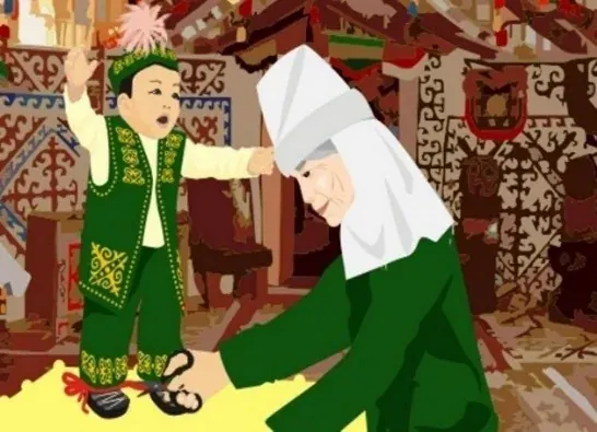 Казахский обряд тұсаукесер